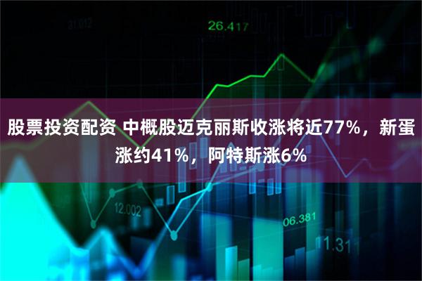股票投资配资 中概股迈克丽斯收涨将近77%，新蛋涨约41%，阿特斯涨6%